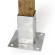 Fissante Inferiore A Viti In Metallo 7x7x15cm Grigio